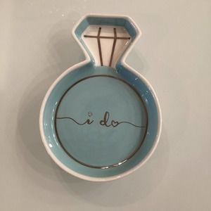 Kate Aspen Blue and White Ring Dish